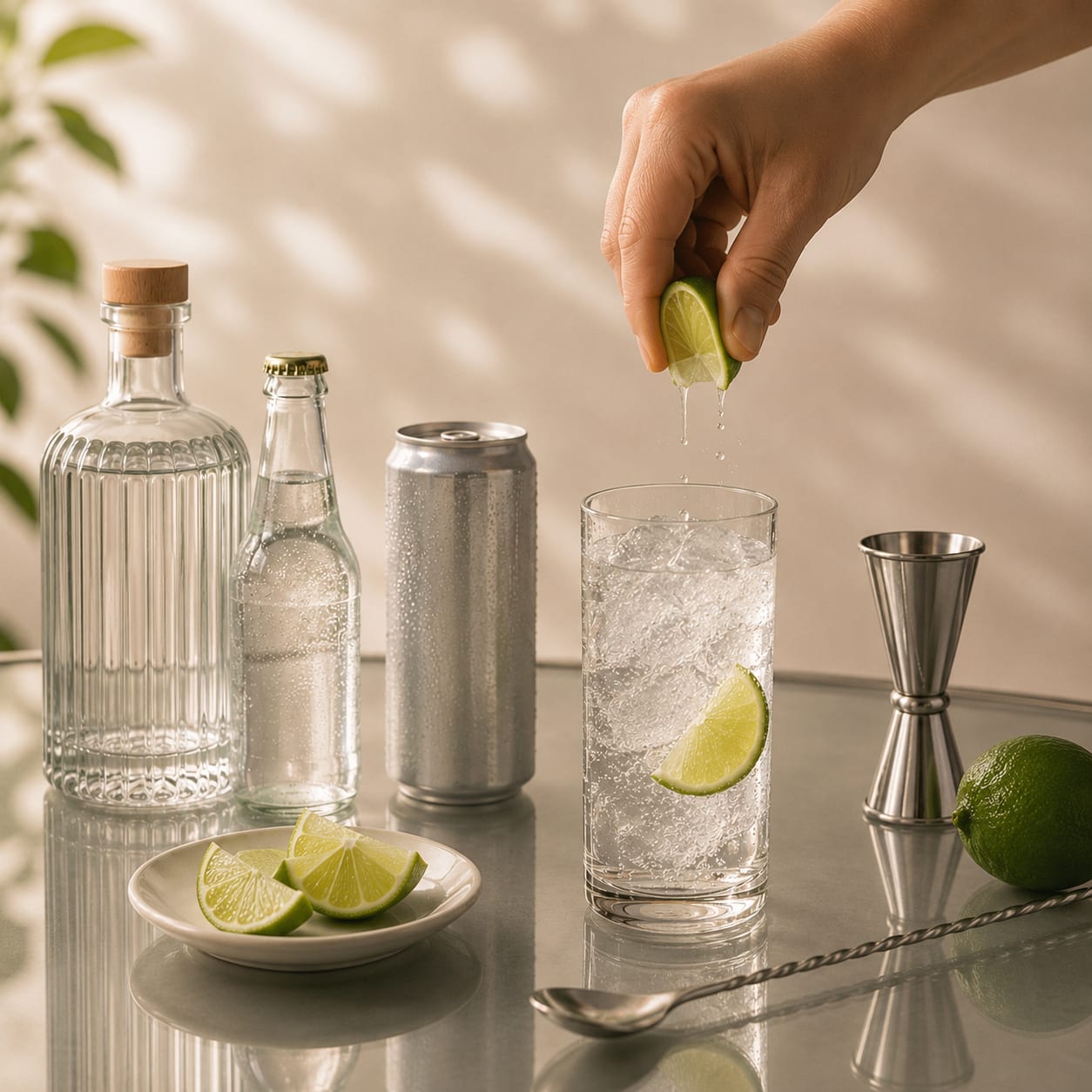 Step 5 — how to make Gin and Tonic