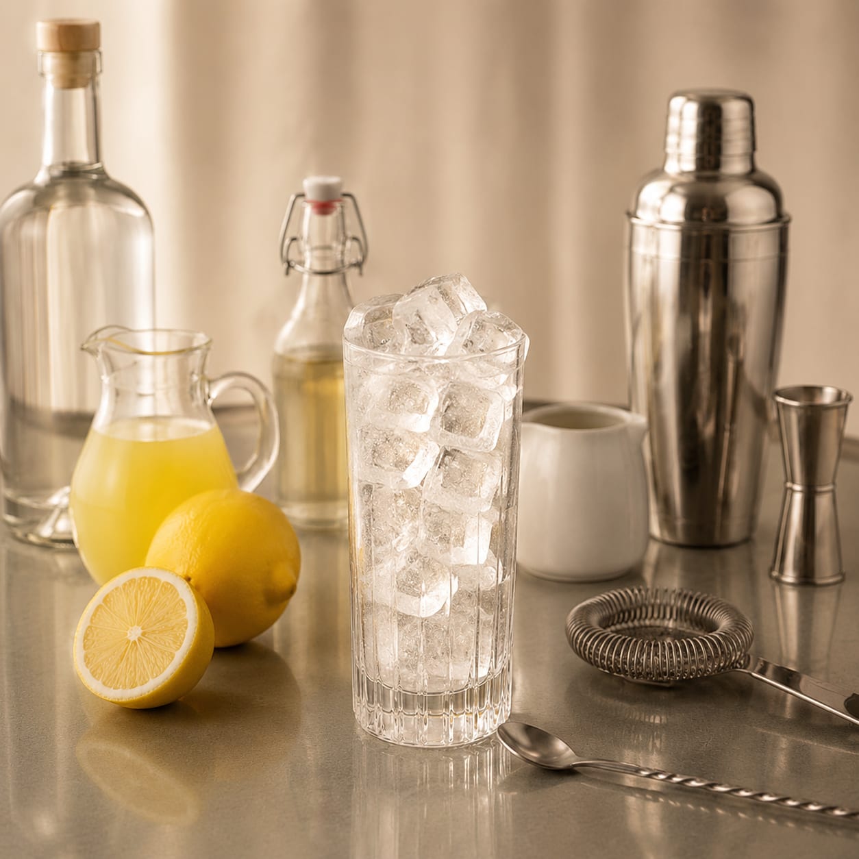 Step 4 — how to make Gin Fizz