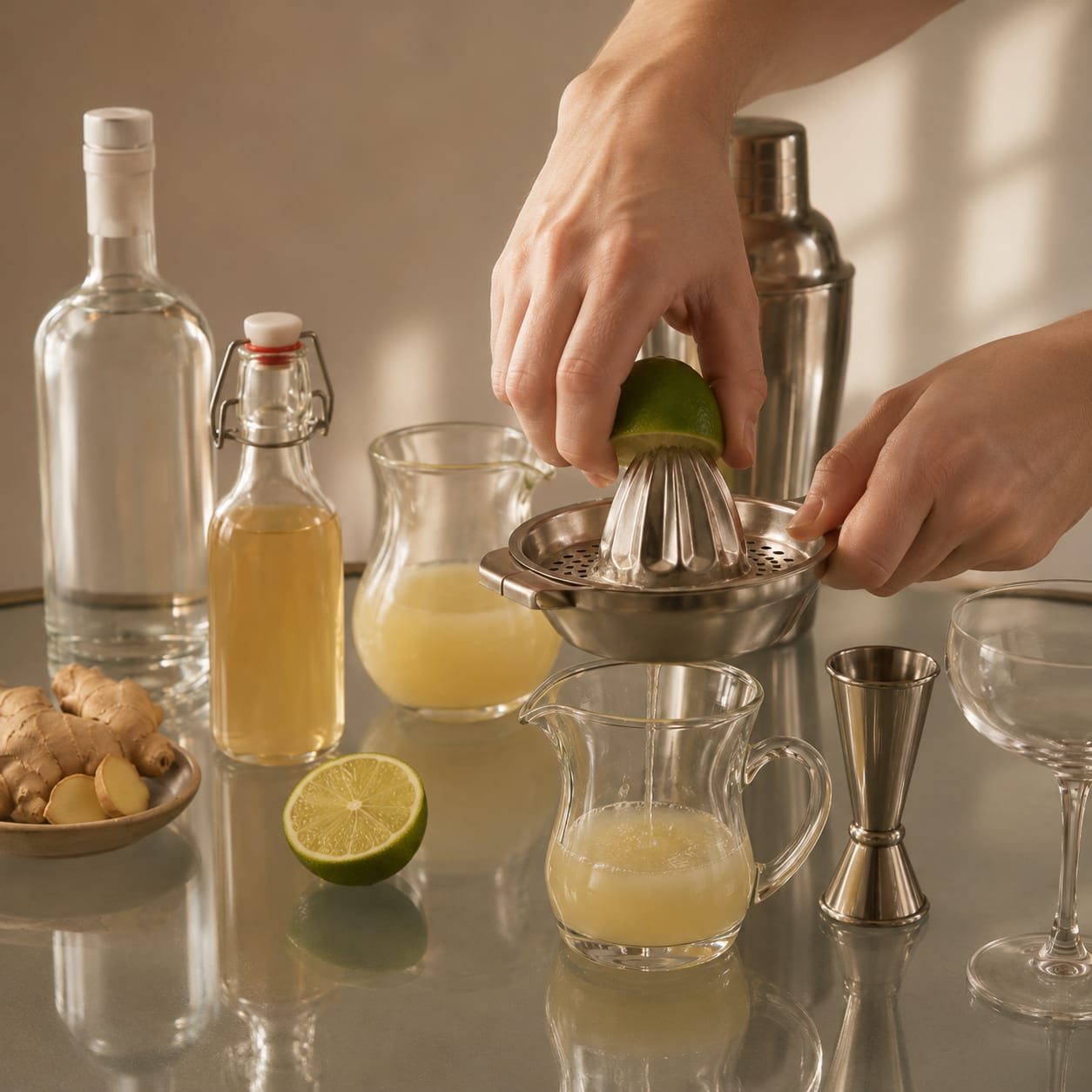 Step 1 — how to make Ginger Daiquiri