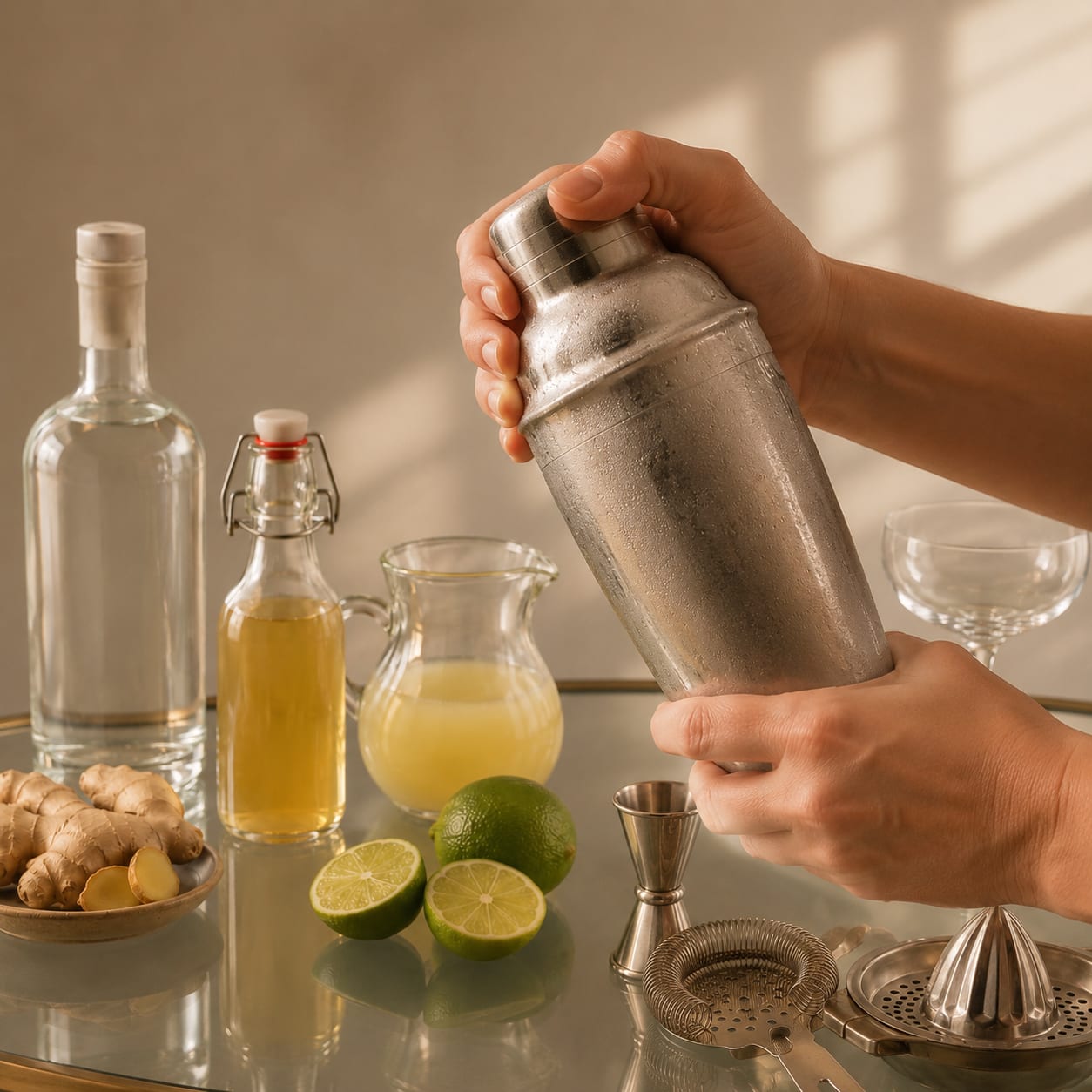 Step 4 — how to make Ginger Daiquiri