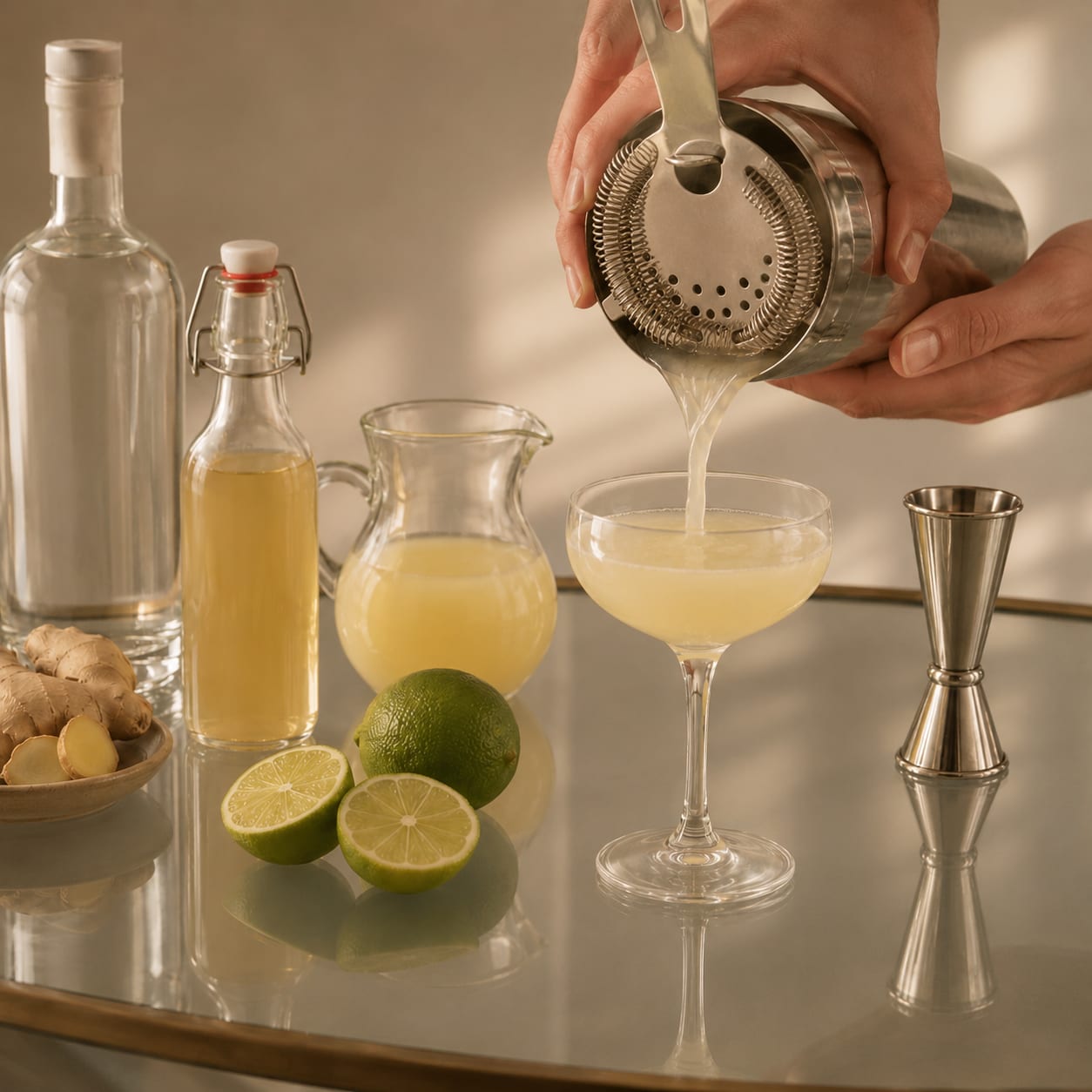 Step 5 — how to make Ginger Daiquiri