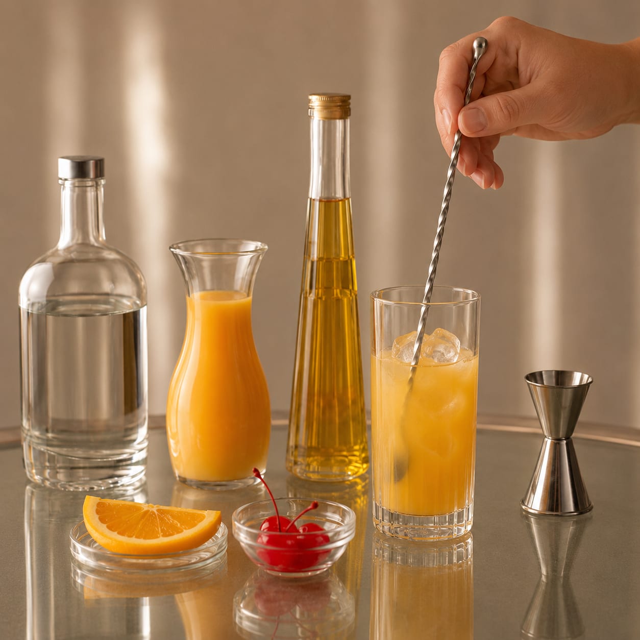 Step 3 — how to make Harvey Wallbanger