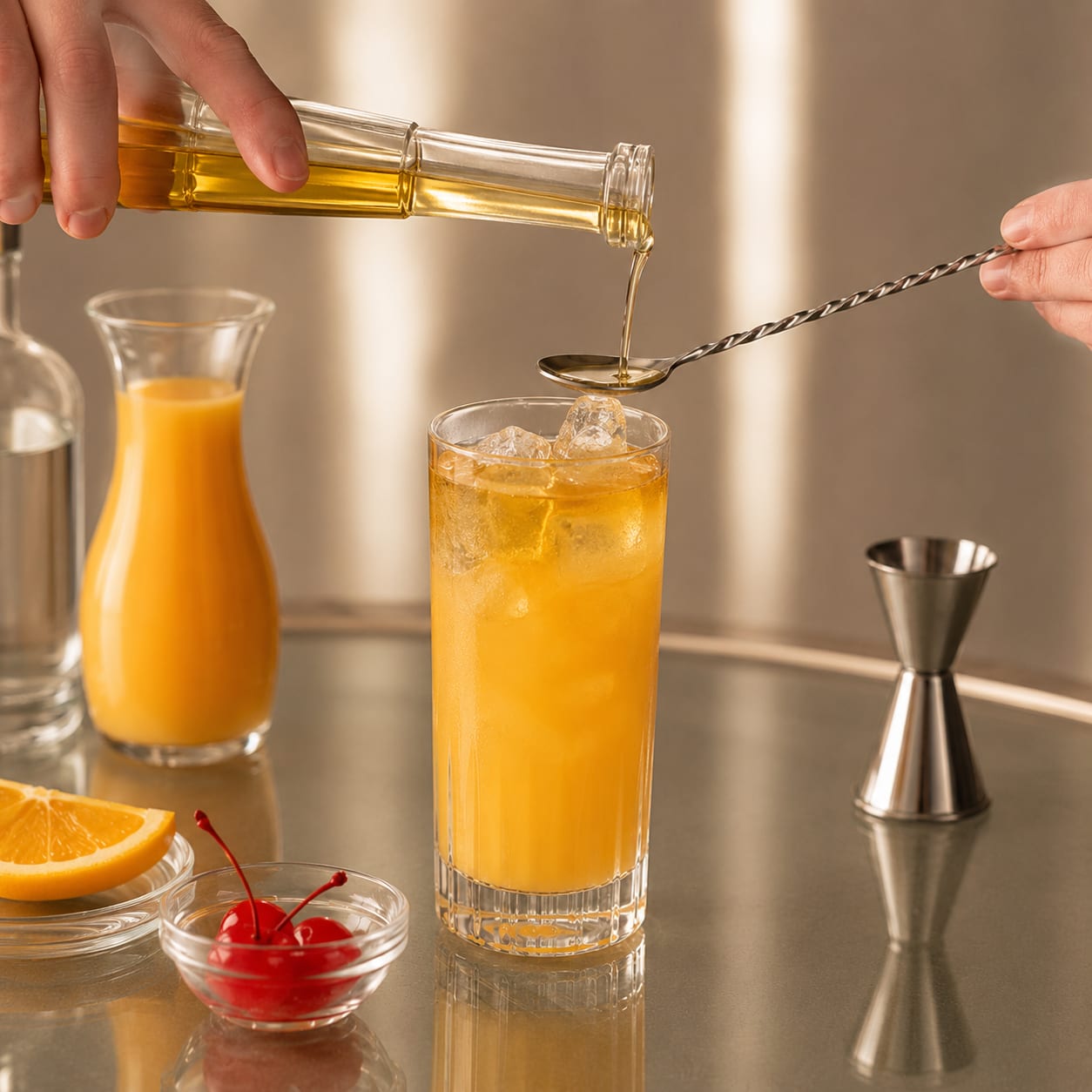 Step 4 — how to make Harvey Wallbanger