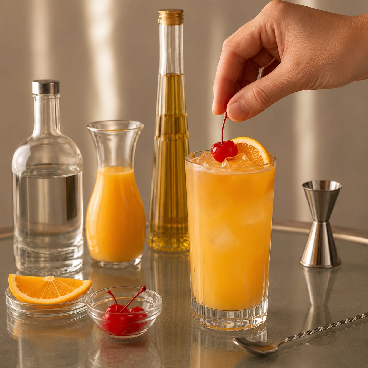Step 5 — how to make Harvey Wallbanger