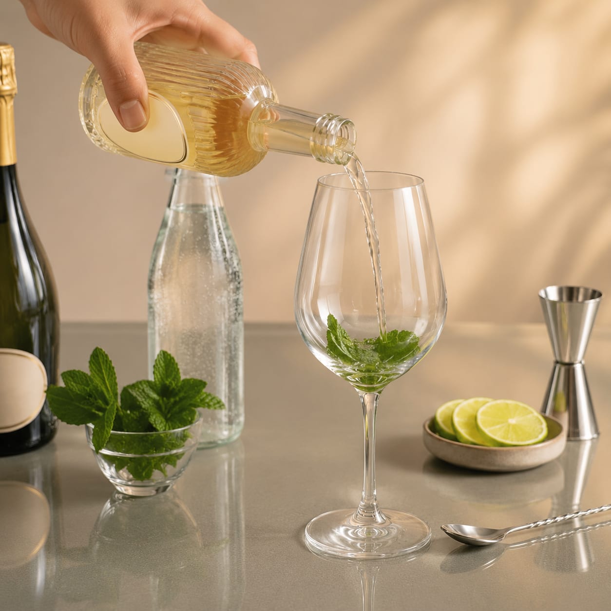Step 2 — how to make Hugo Spritz