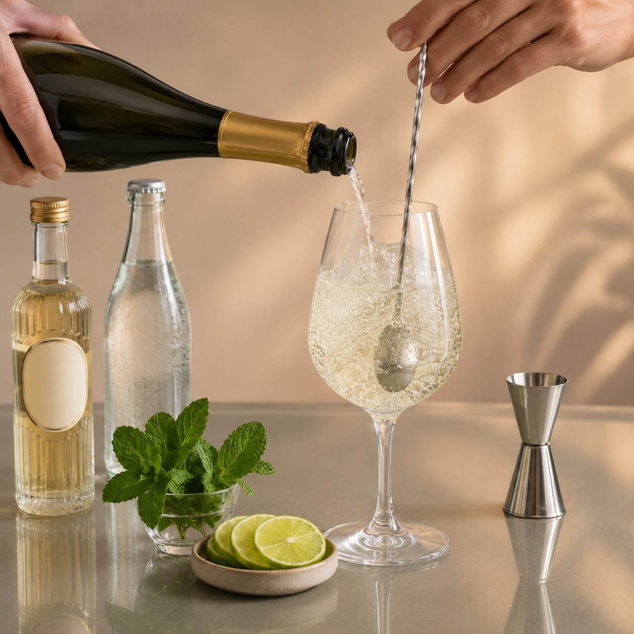 Step 4 — how to make Hugo Spritz