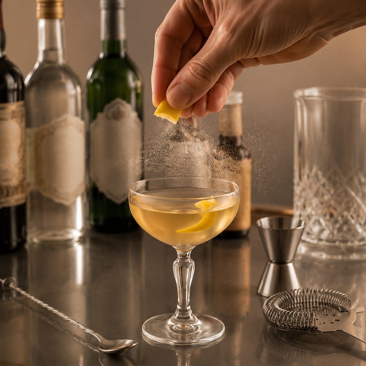 Step 5 — how to make Improved Gin Cocktail