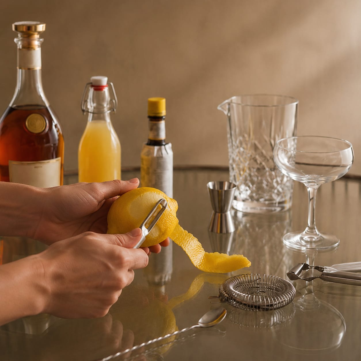 Step 1 — how to make Japanese Cocktail