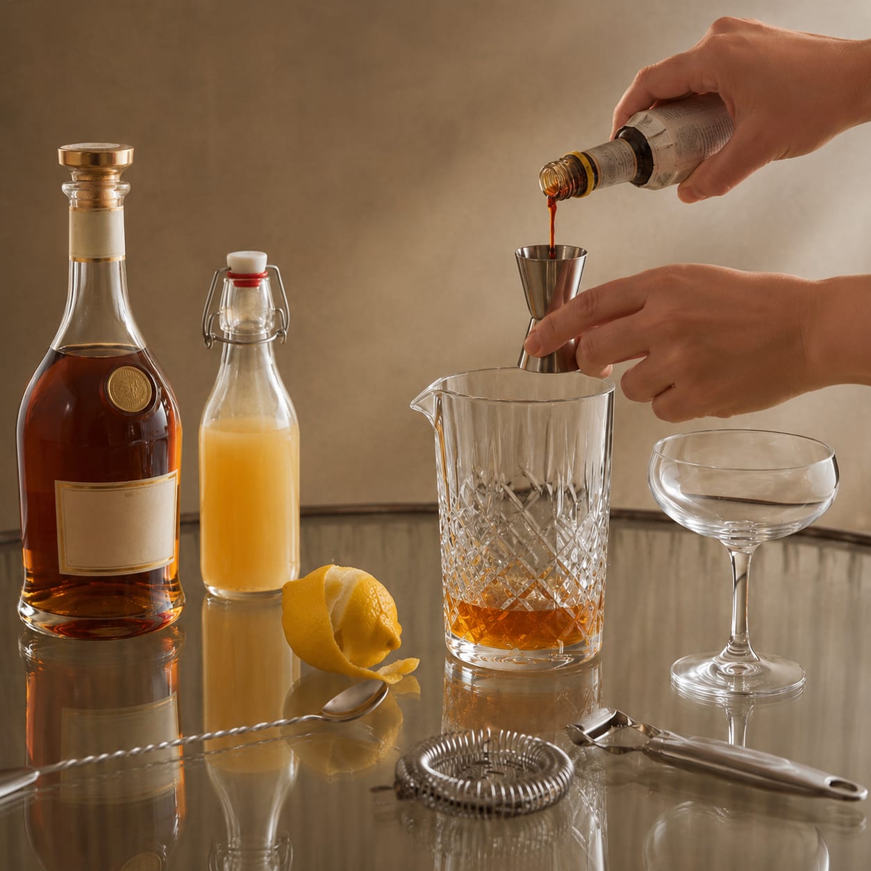 Step 2 — how to make Japanese Cocktail