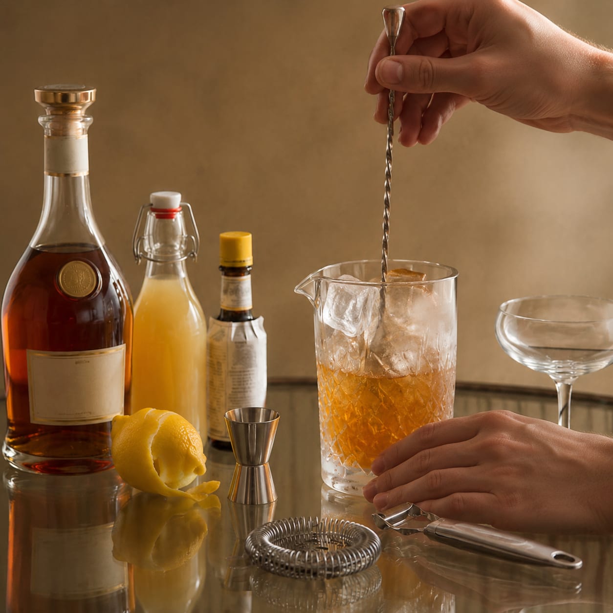 Step 3 — how to make Japanese Cocktail