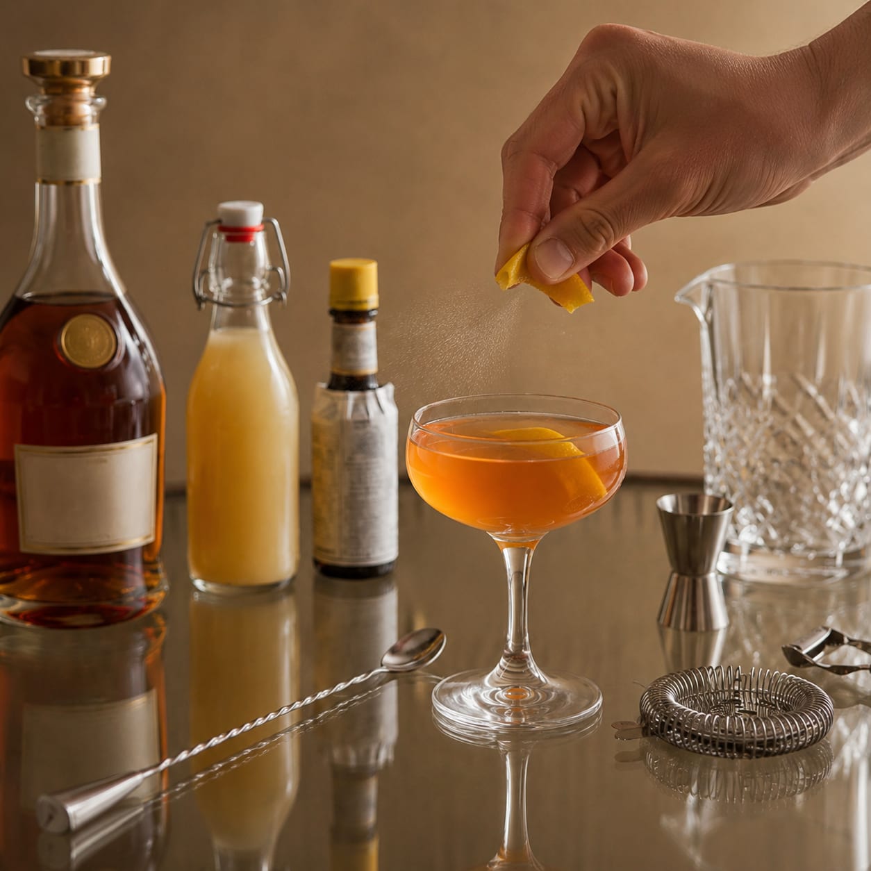 Step 5 — how to make Japanese Cocktail