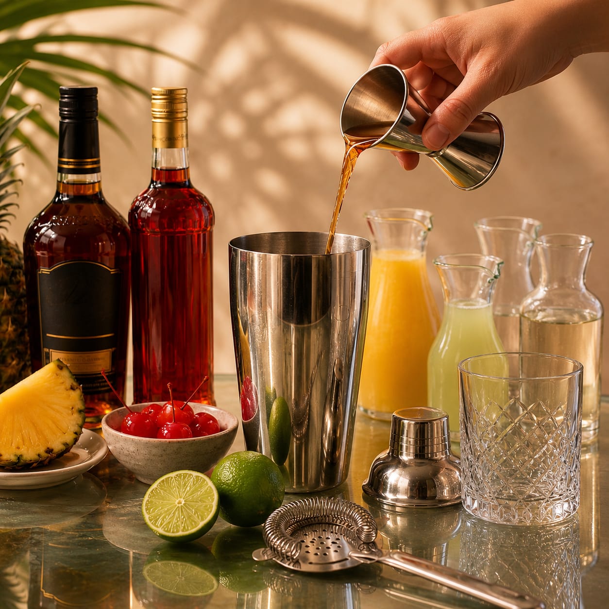 Step 1 — how to make Jungle Bird