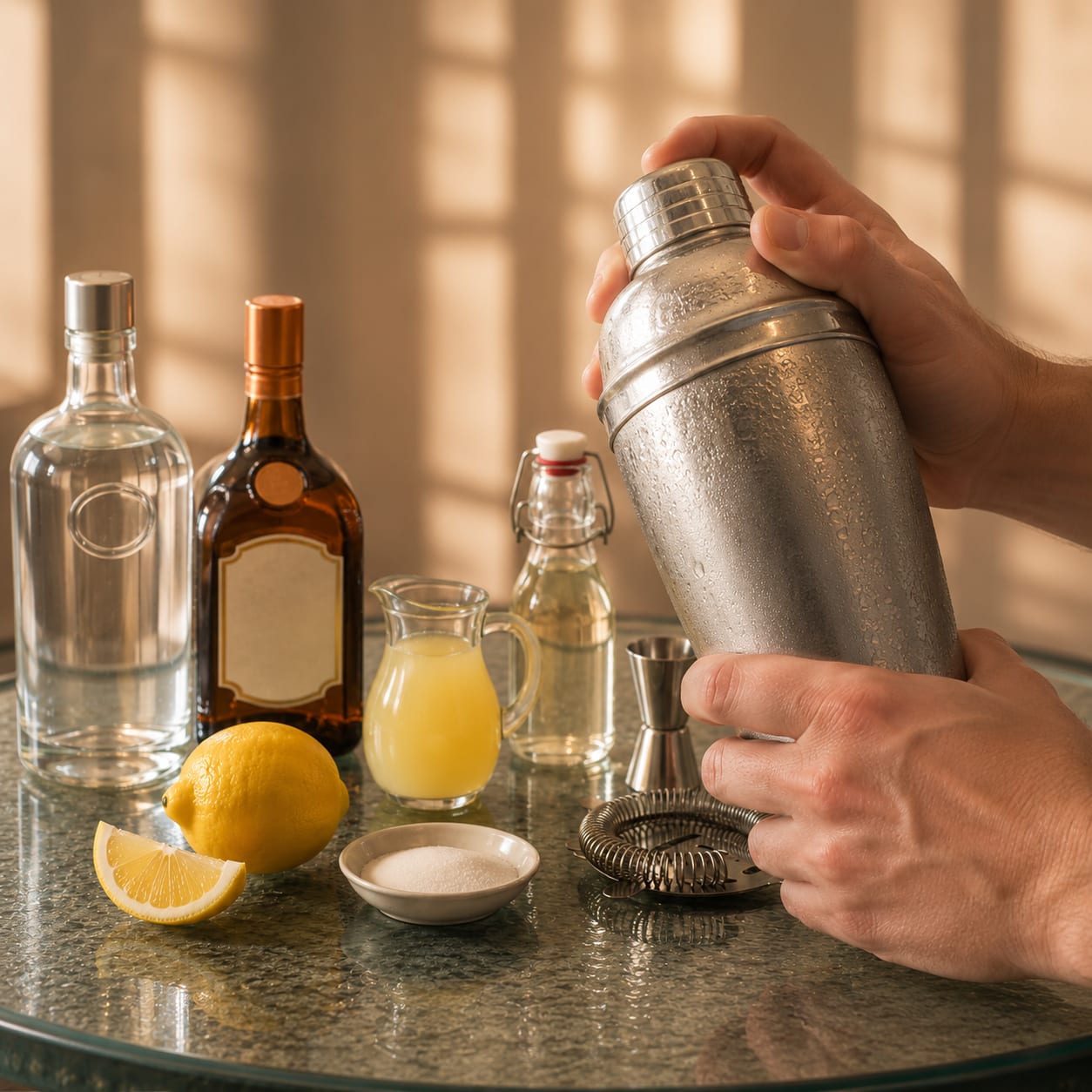 Step 3 — how to make Lemon Drop Shot