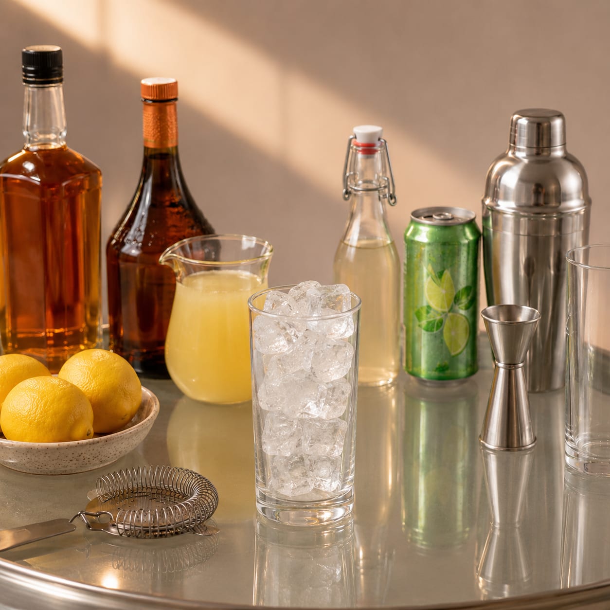 Step 1 — how to make Lynchburg Lemonade