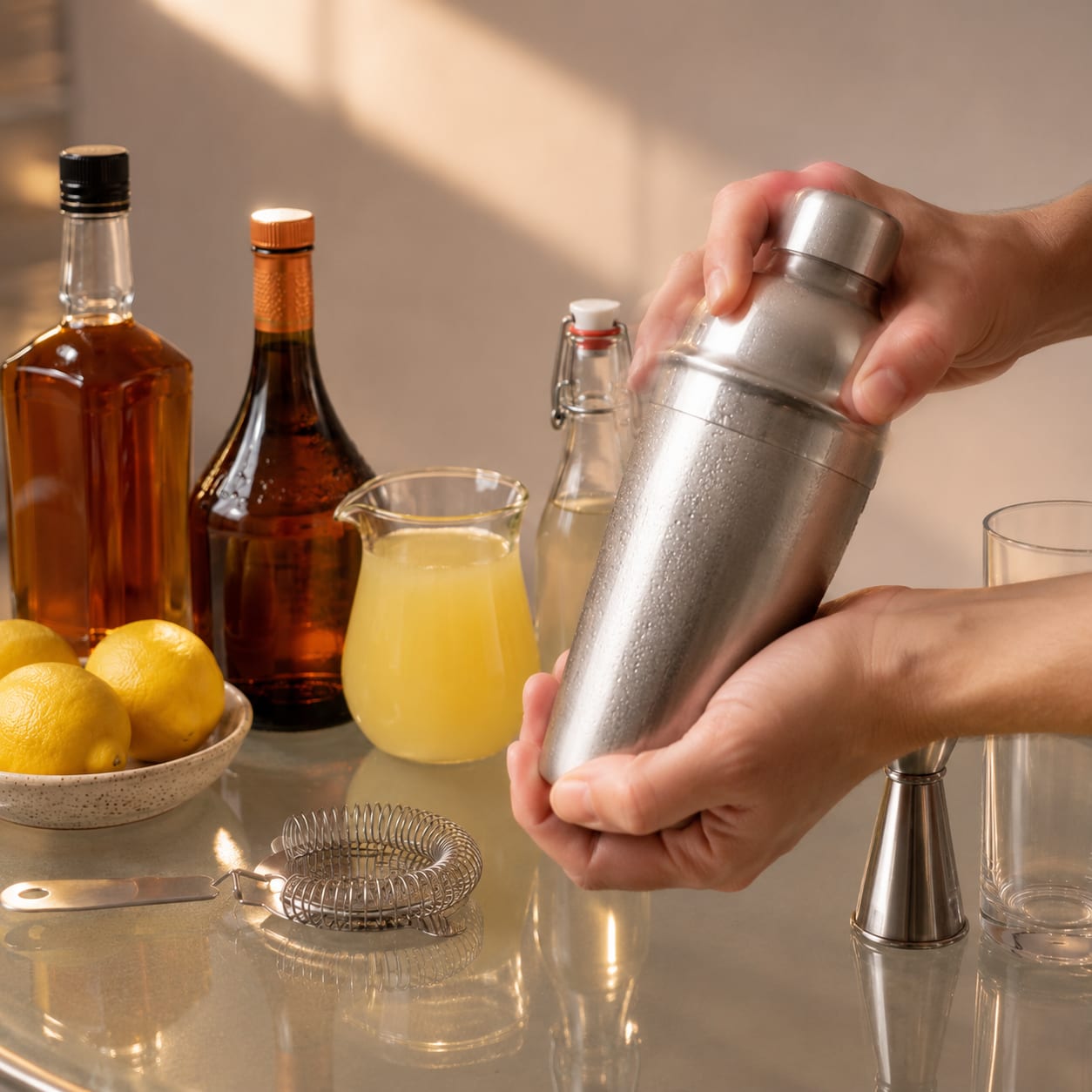Step 3 — how to make Lynchburg Lemonade