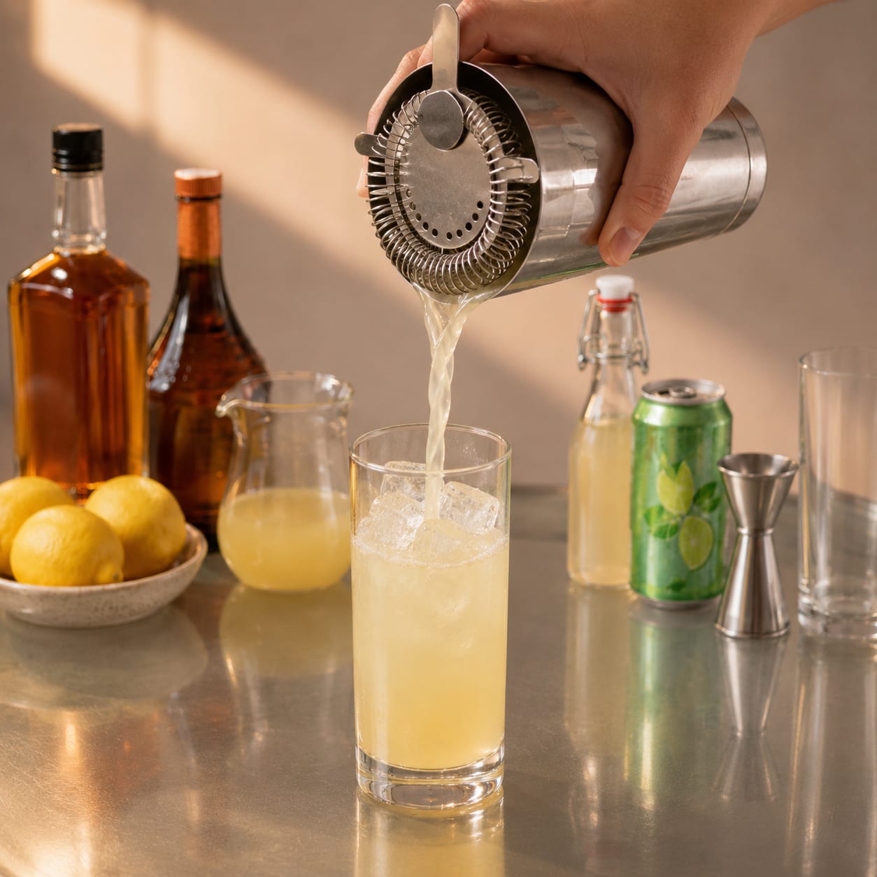 Step 4 — how to make Lynchburg Lemonade