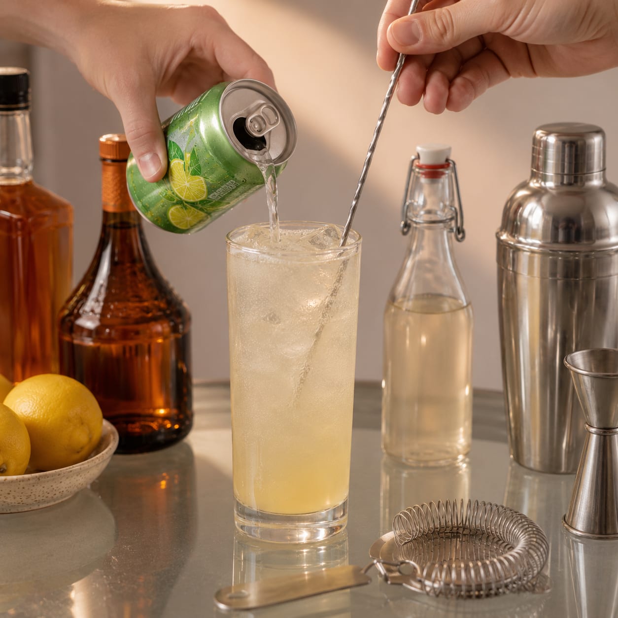 Step 5 — how to make Lynchburg Lemonade