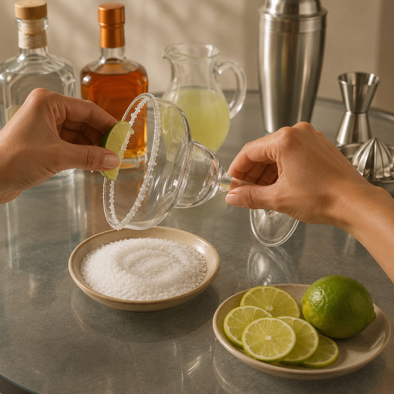 Step 1 — how to make Margarita