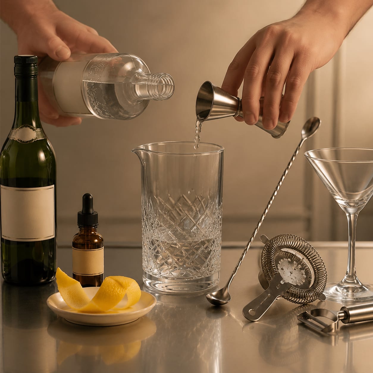 Step 1 — how to make Martini