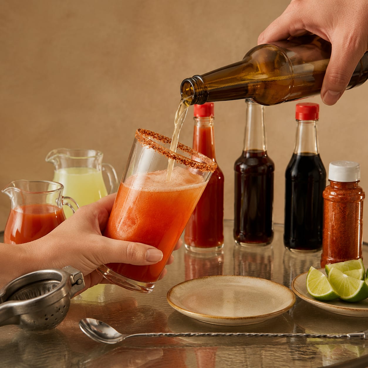 Step 4 — how to make Michelada