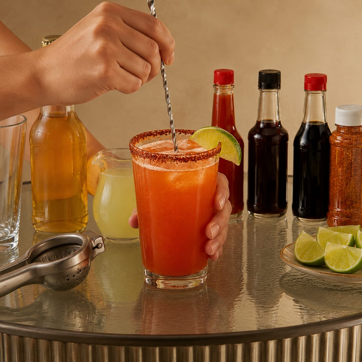 Step 5 — how to make Michelada