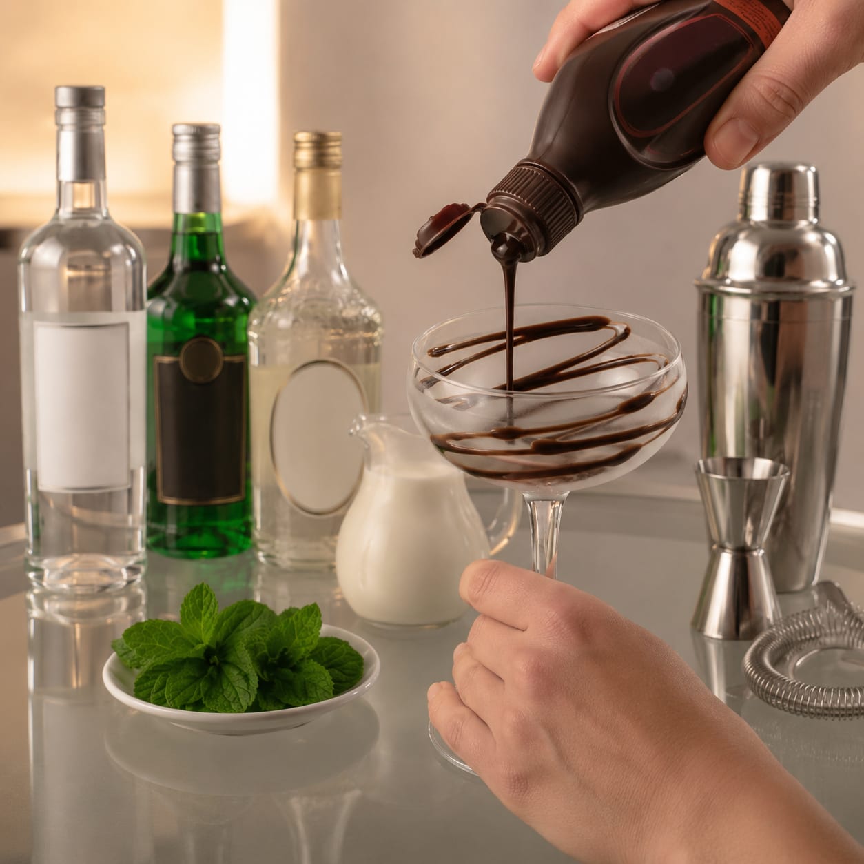 Step 1 — how to make Mint Chocolate Chip