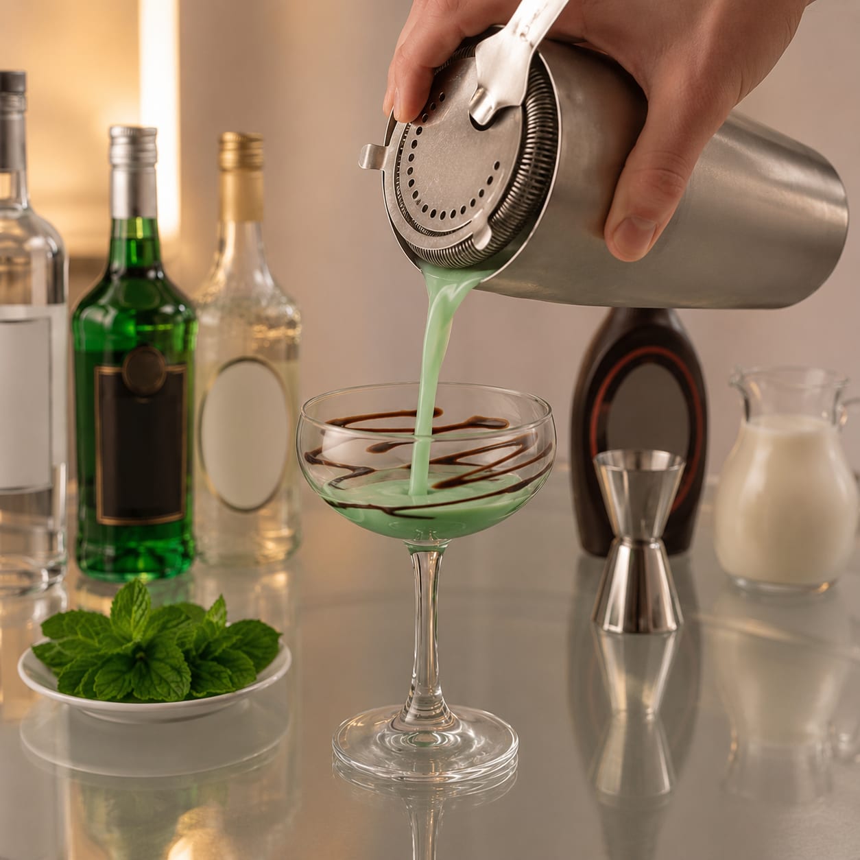 Step 4 — how to make Mint Chocolate Chip