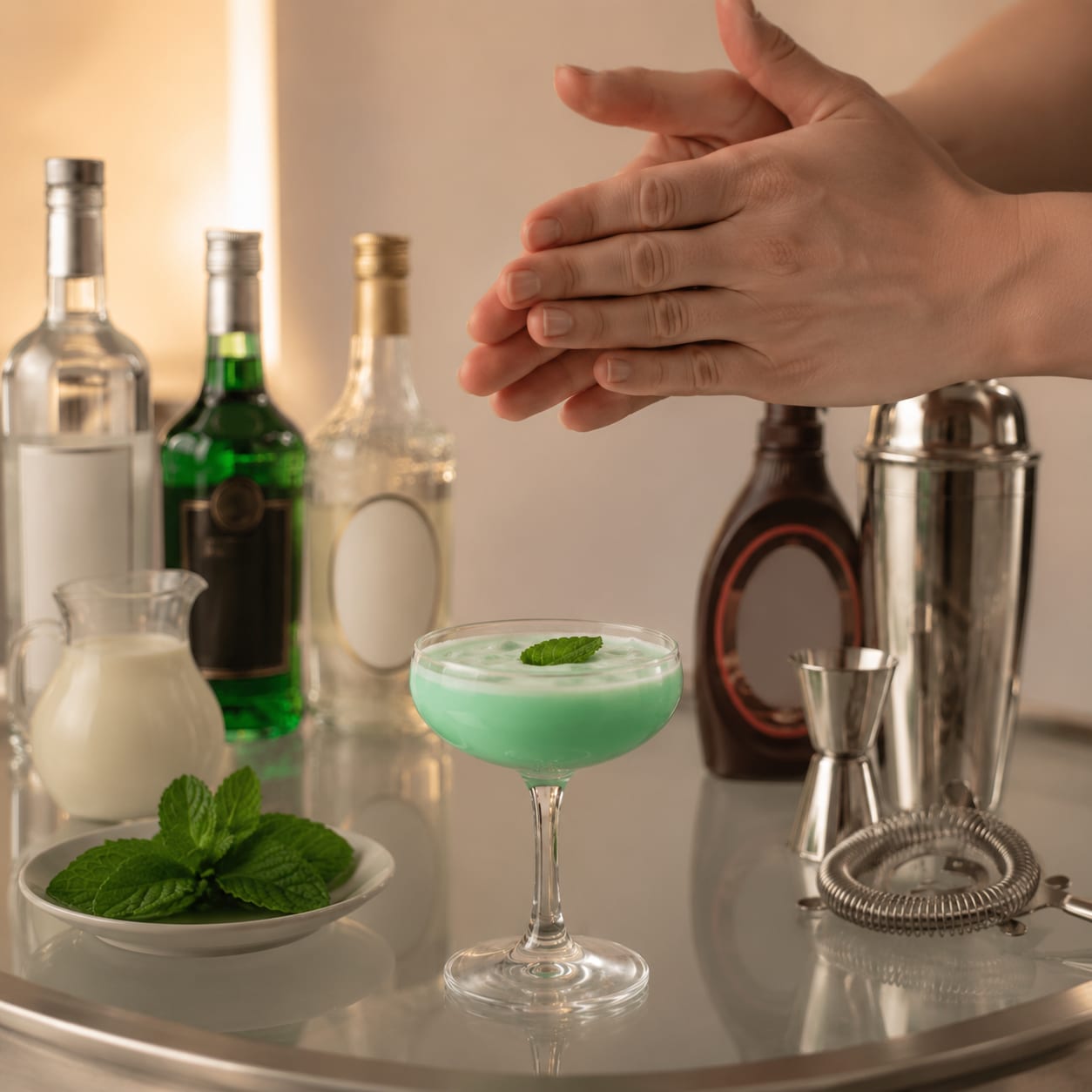 Step 5 — how to make Mint Chocolate Chip