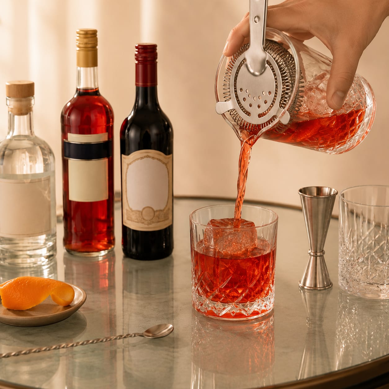 Step 3 — how to make Negroni