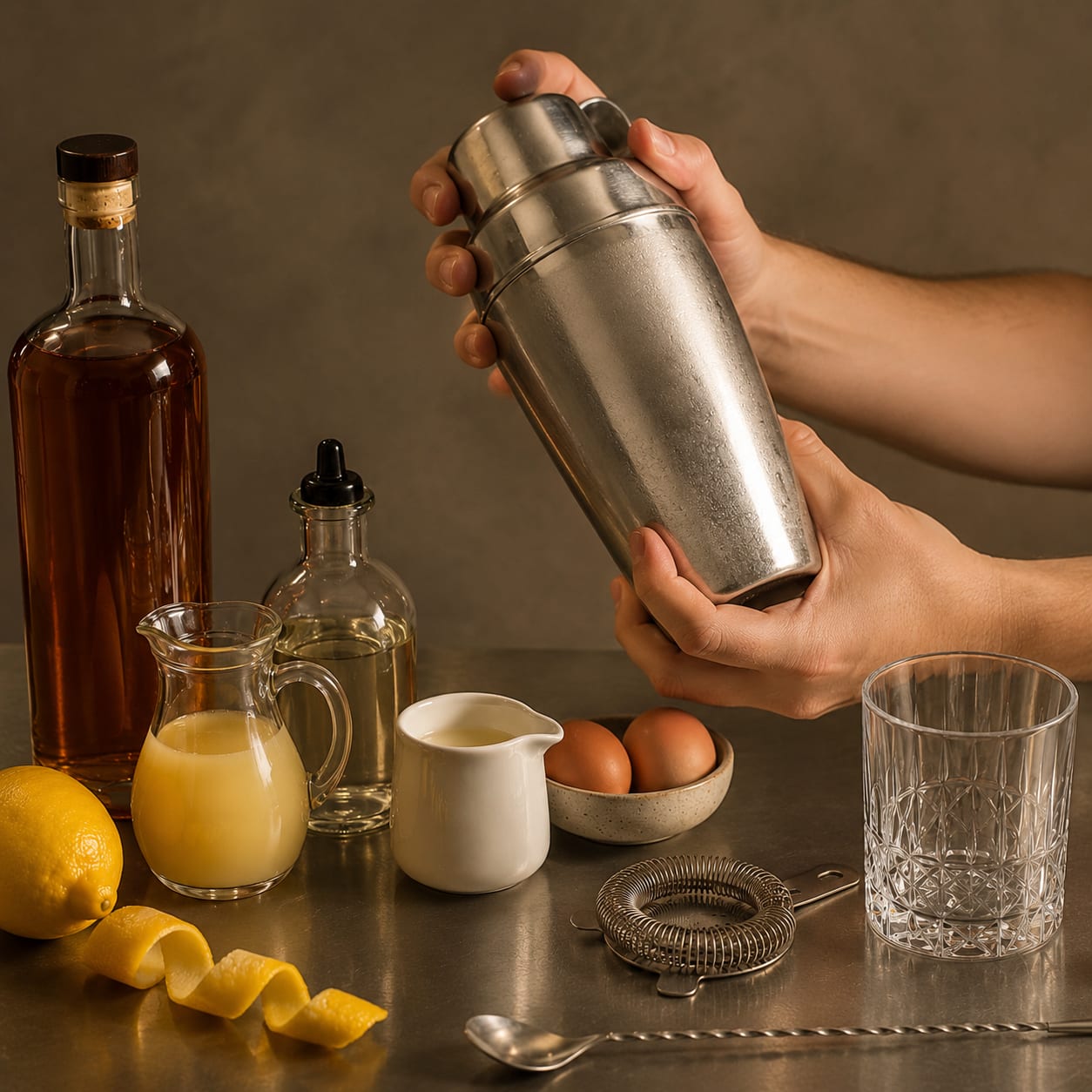 Step 1 — how to make New York Sour