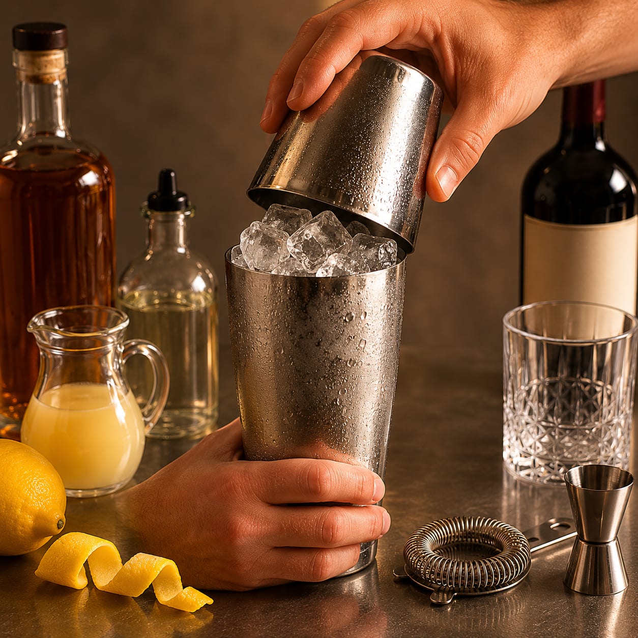 Step 2 — how to make New York Sour
