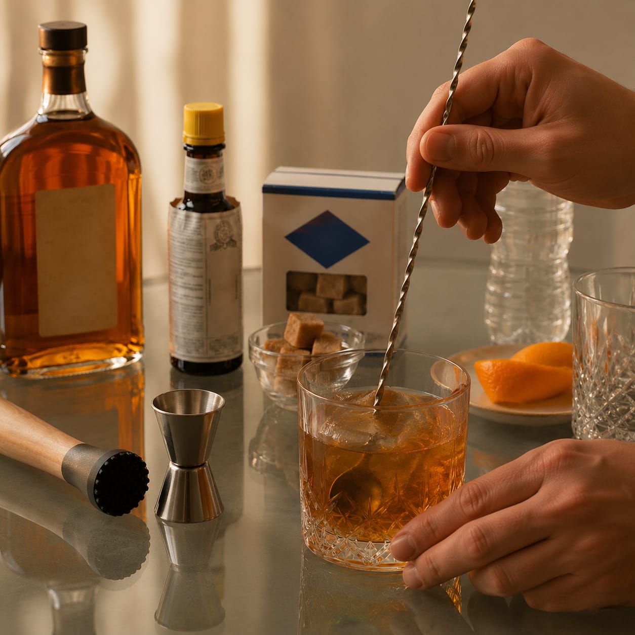 Step 3 — how to make Old Fashioned