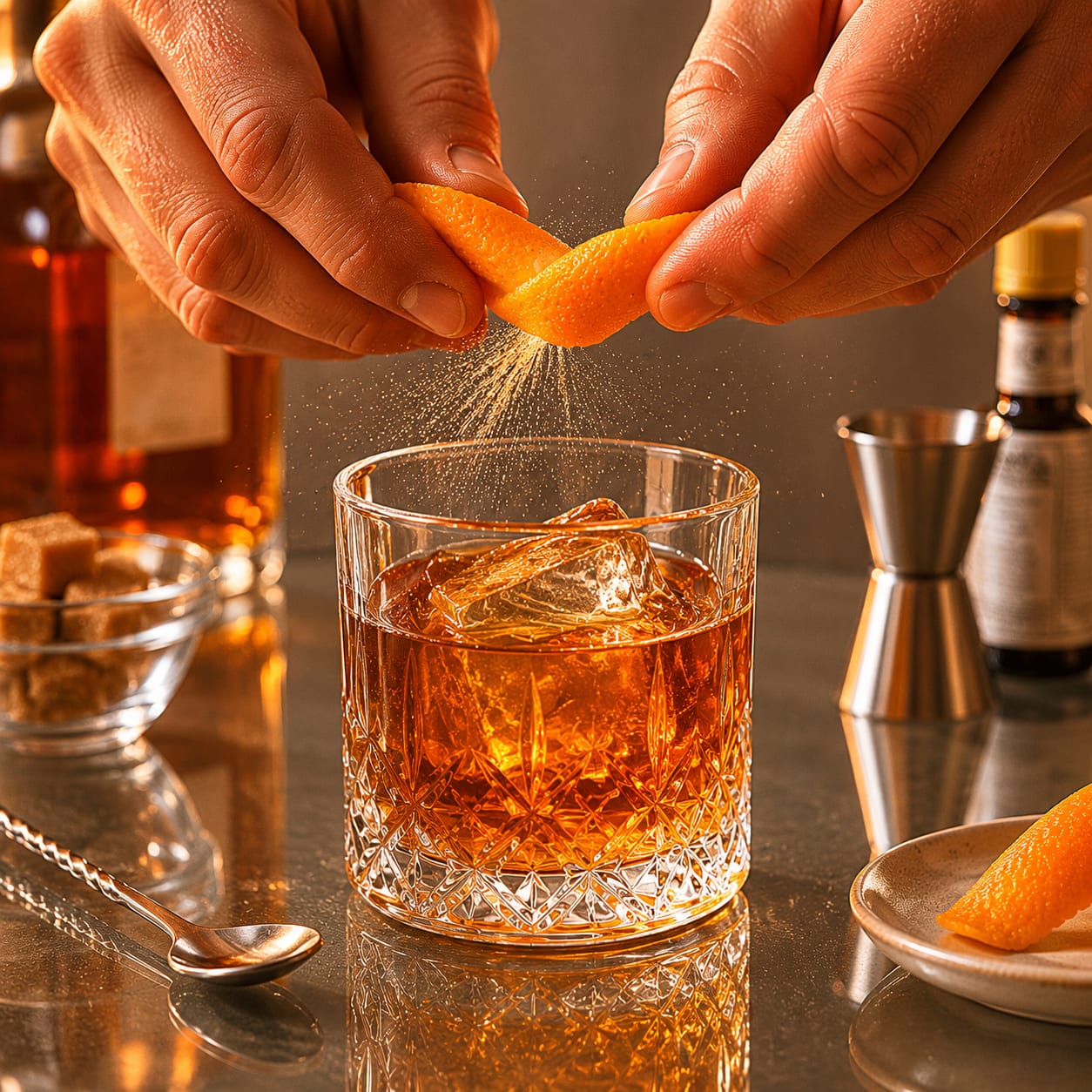 Step 4 — how to make Old Fashioned