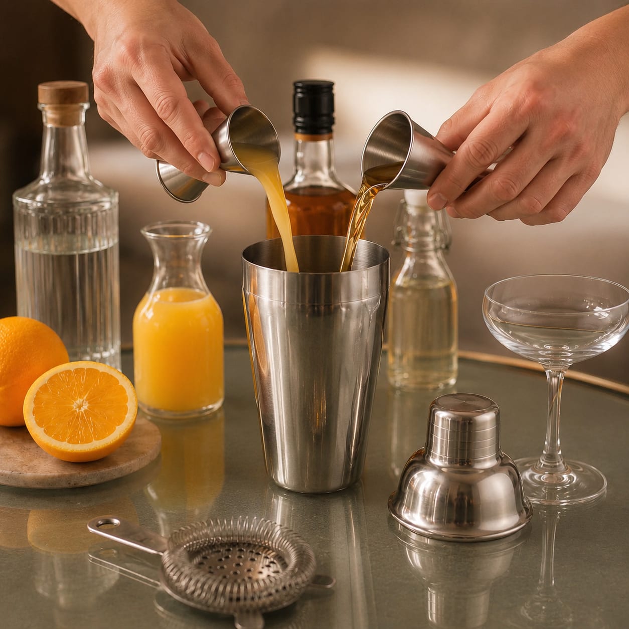 Step 1 — how to make Orange Blossom