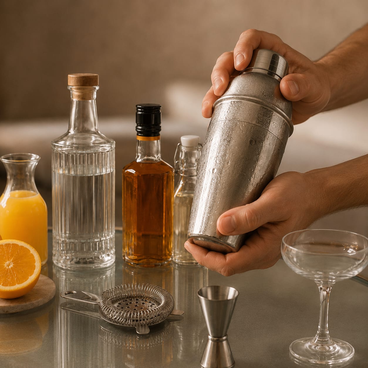 Step 3 — how to make Orange Blossom