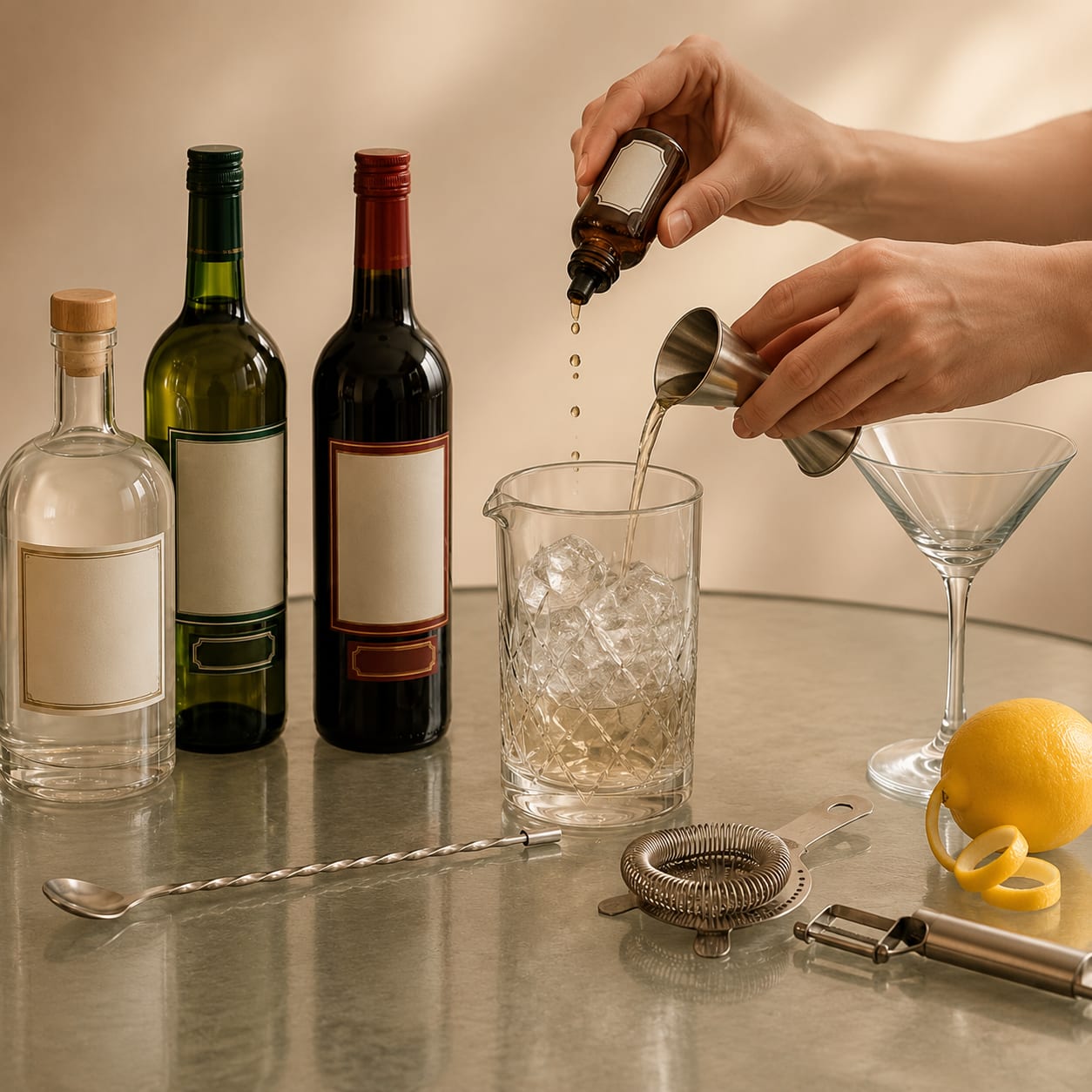 Step 1 — how to make Perfect Martini