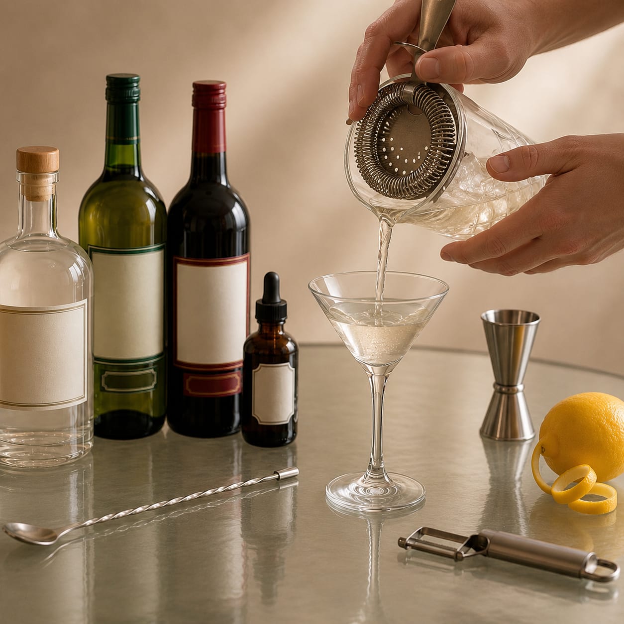 Step 4 — how to make Perfect Martini