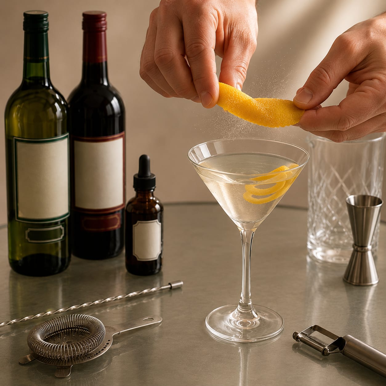 Step 5 — how to make Perfect Martini