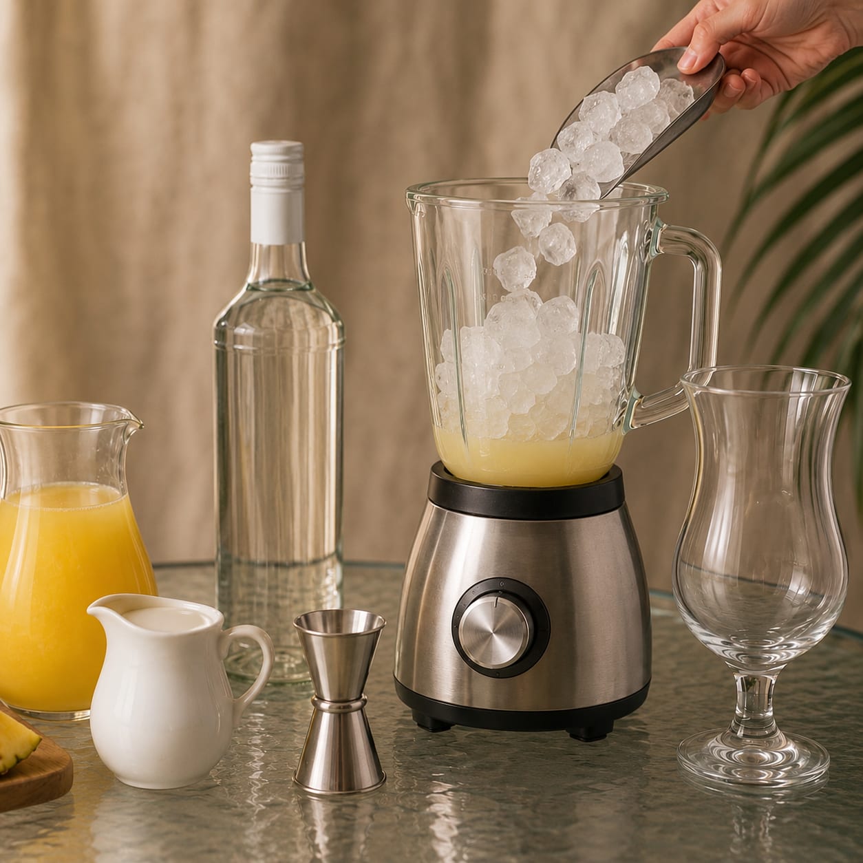 Step 2 — how to make Piña Colada