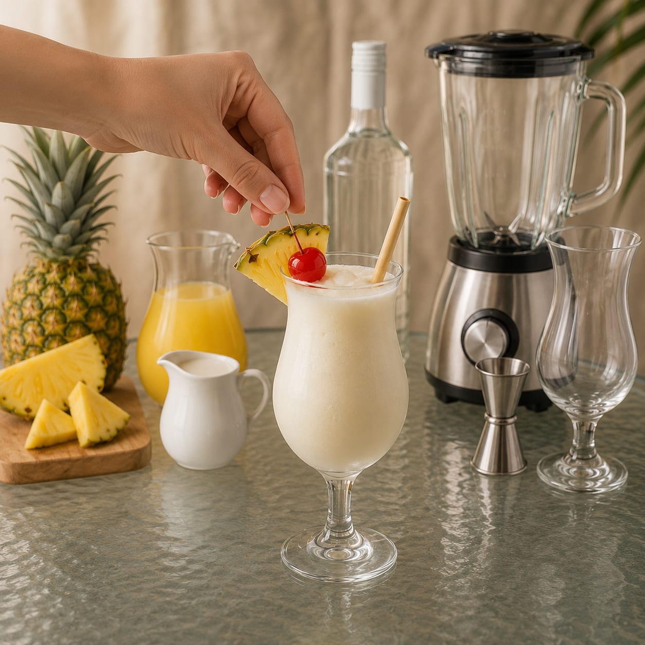 Step 5 — how to make Piña Colada