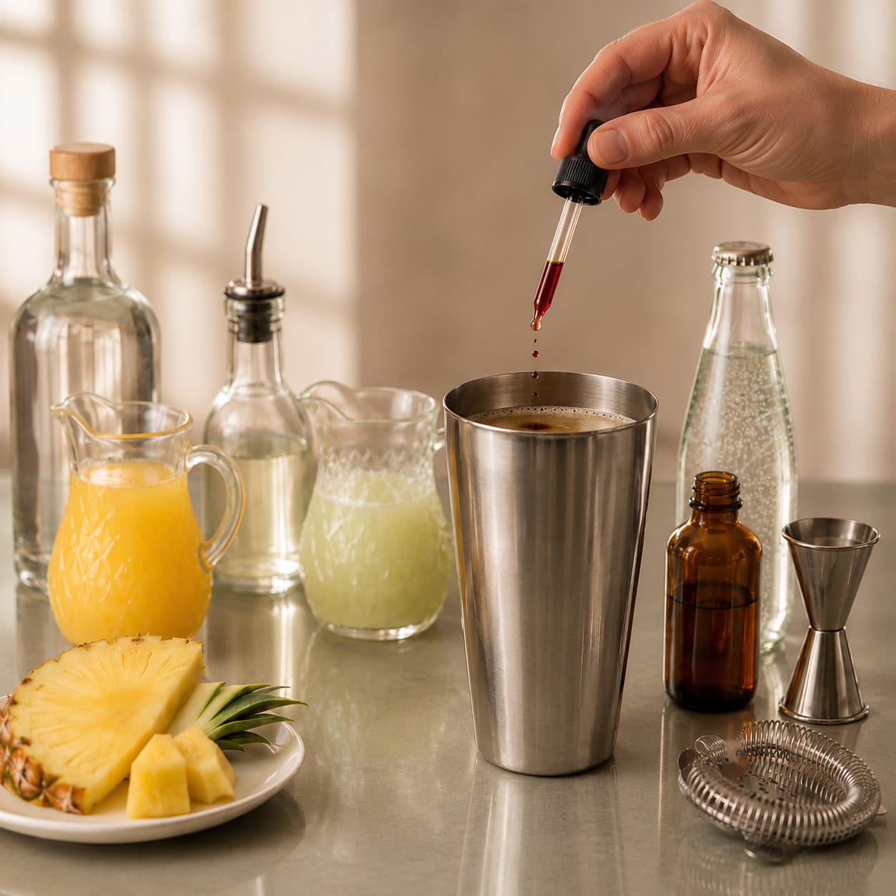 Step 1 — how to make Pisco Punch
