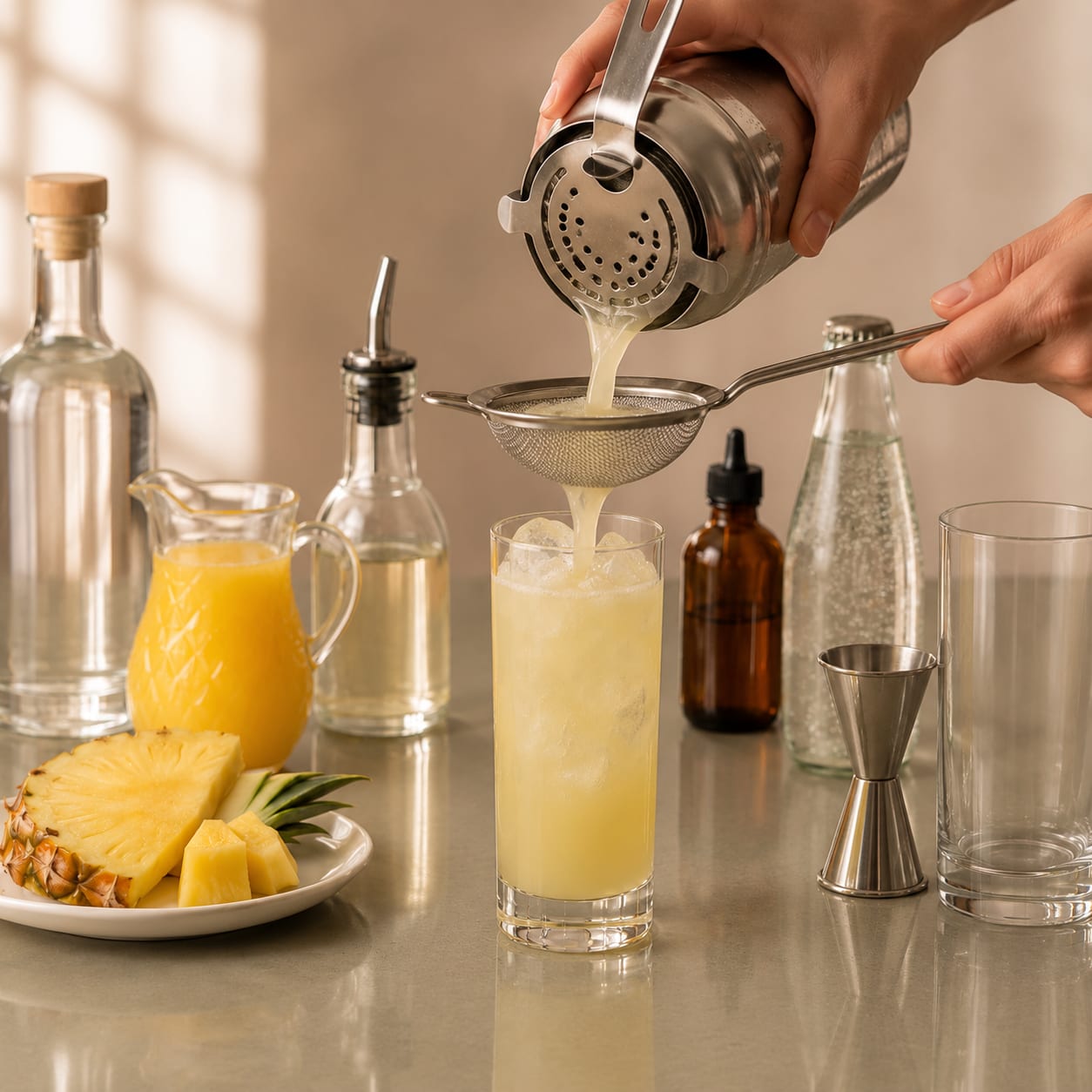 Step 3 — how to make Pisco Punch