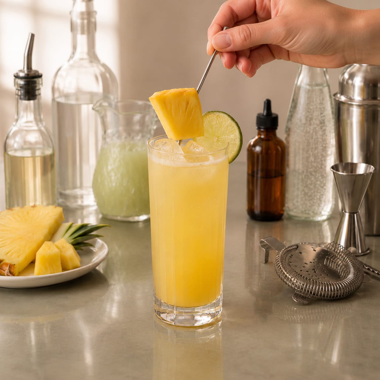 Step 5 — how to make Pisco Punch