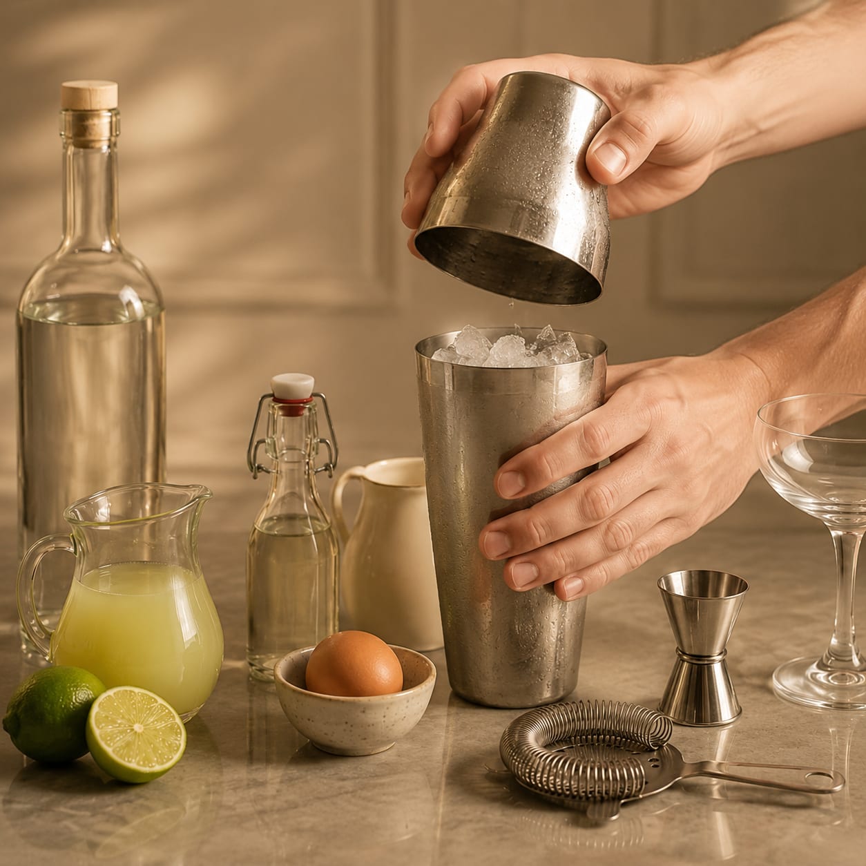 Step 2 — how to make Pisco Sour