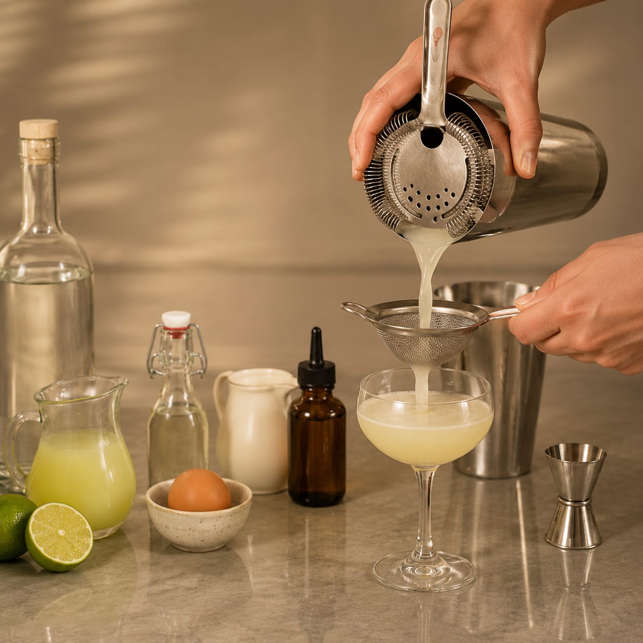 Step 3 — how to make Pisco Sour