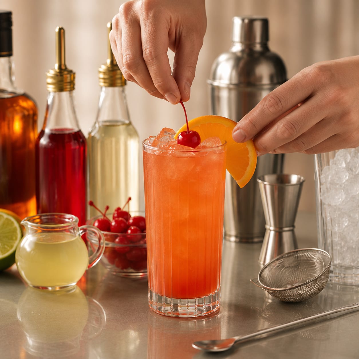 Step 5 — how to make Planter's Punch