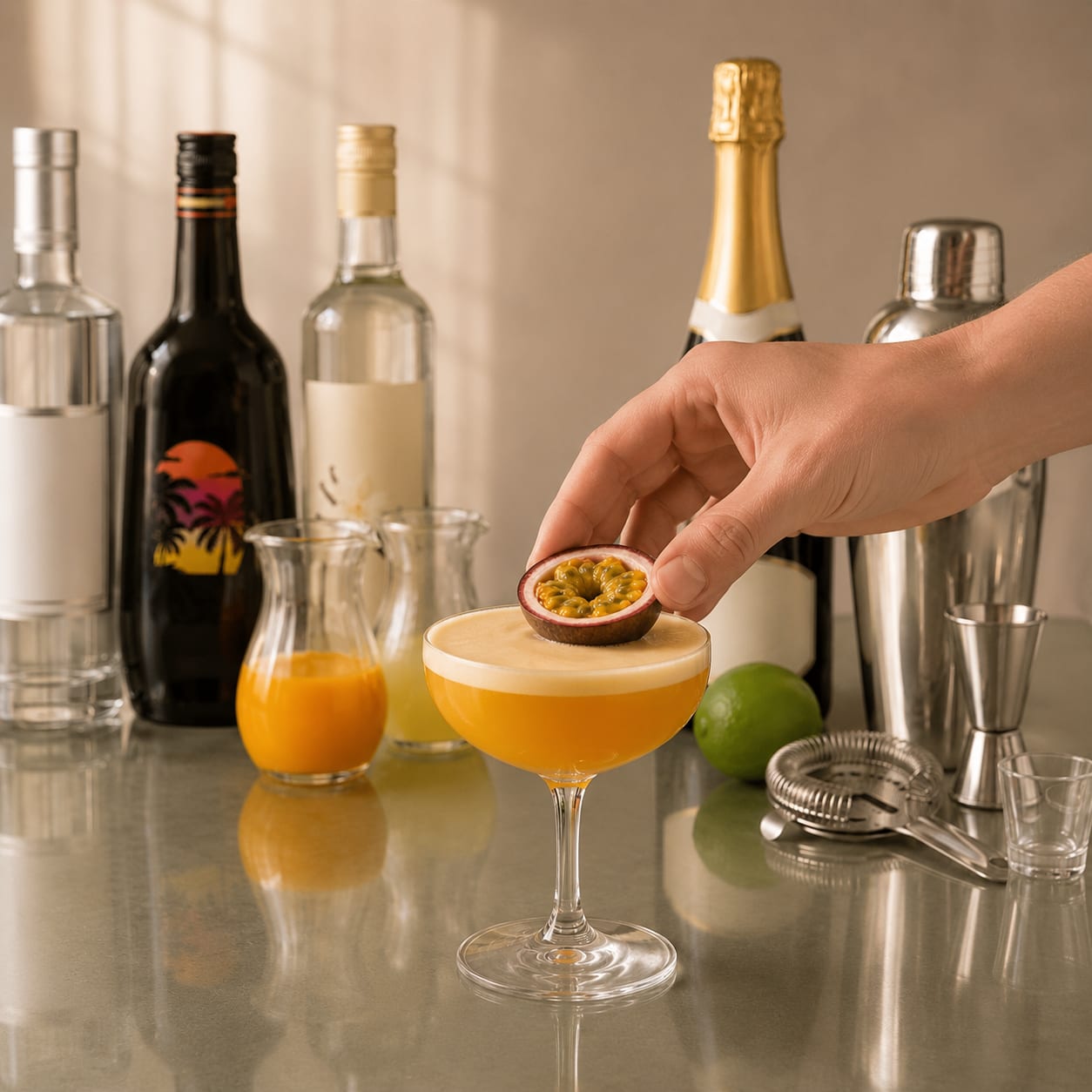 Step 5 — how to make Porn Star Martini