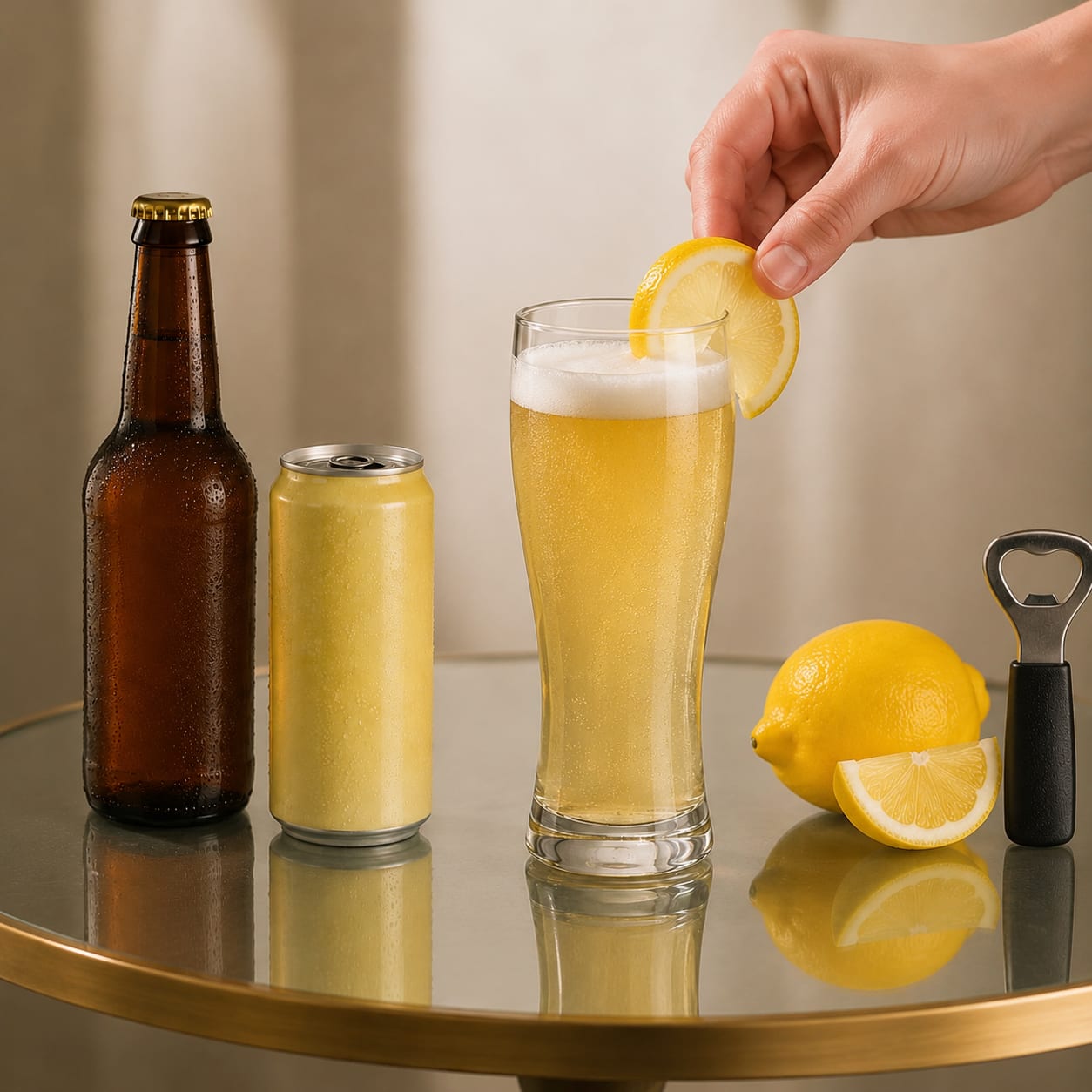 Step 4 — how to make Radler