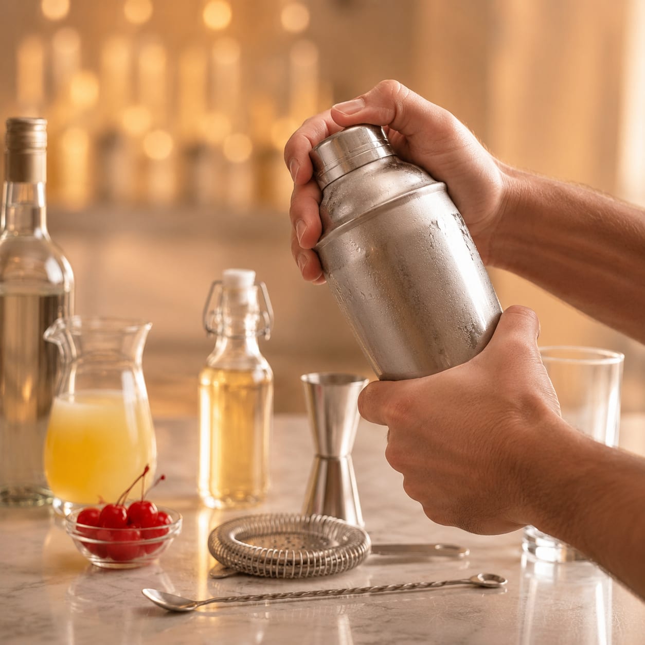Step 2 — how to make Rum Collins