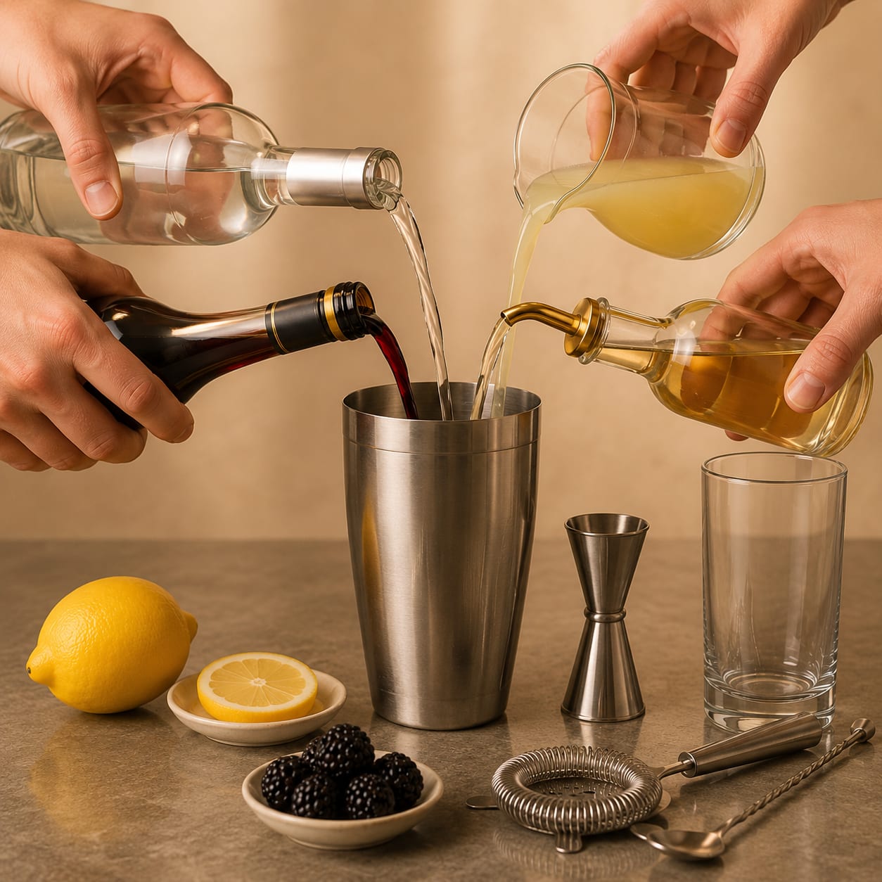 Step 2 — how to make Russian Spring Punch